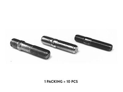 Bult, avgassystem, "1 Pack=10 Pcs", Gängmått: M10, Diameter (mm): 1,25, Längd [mm]: 37