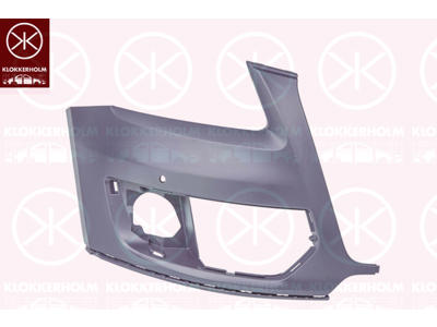 Bumper, Right Front, with hole(s) for park distance control