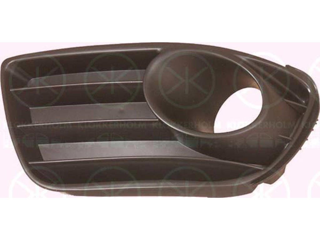 Vetrací mrížka, nárazník, pravá prední, s otvorem/otvory pro mlhové svetlomety, vnejší cást