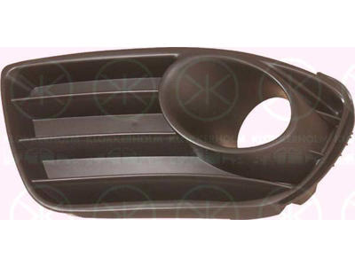 Ventilation Grille, bumper, Right Front, with hole(s) for fog lights, Outer section