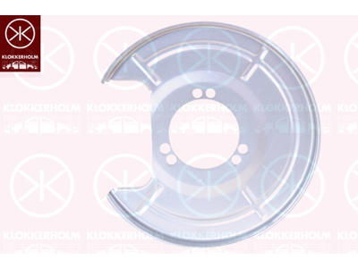 Splash Guard, brake disc, Rear Axle Left, for brake disc diameter [mm]: 292, for vehicles without sports suspension