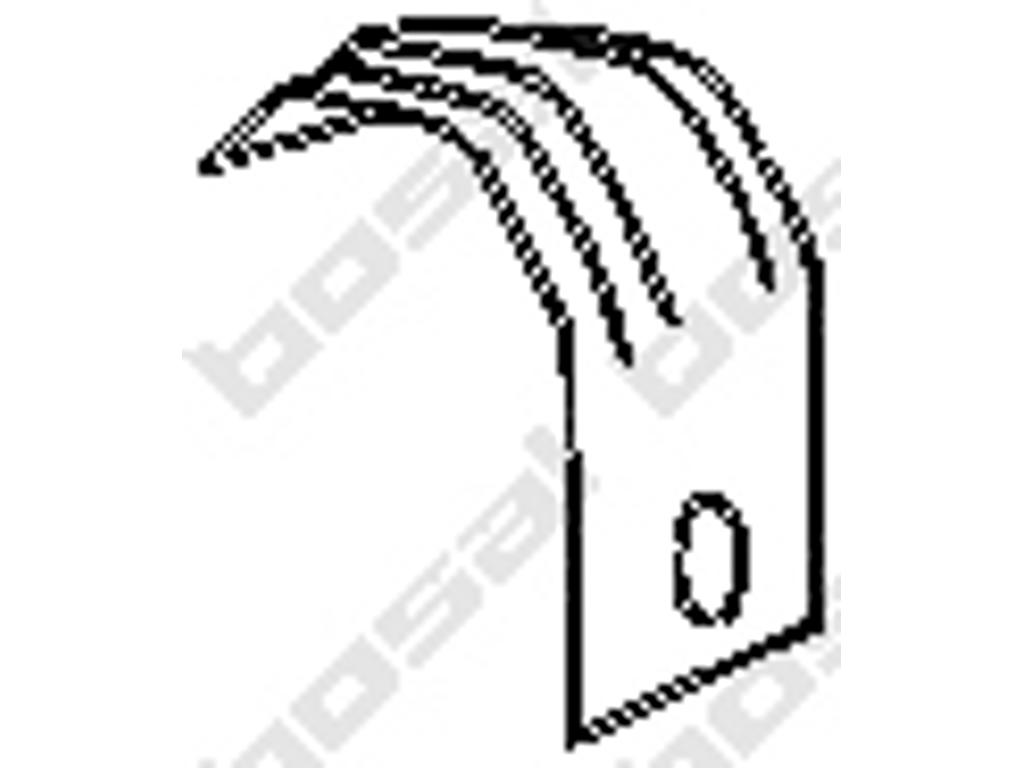 Holder, udstødningssystem