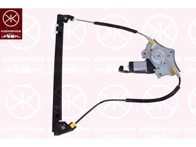 Fönsterhiss, 2-drs, OE-type, med elmotor, elektrisk, Höger