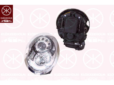 Forlygte, højre, Lysstyrke [lx]: 20, xenon, med styreenhed til Xenon, med indstillingsmotor for LWR, D1S/H7, AL