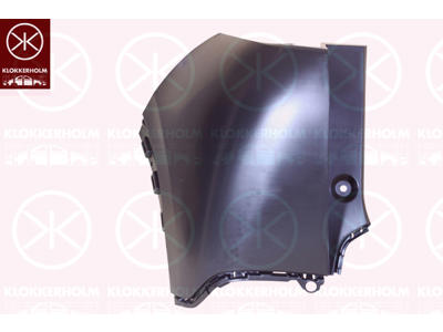 Bumper, Smooth, Left Rear, Corner Panel
