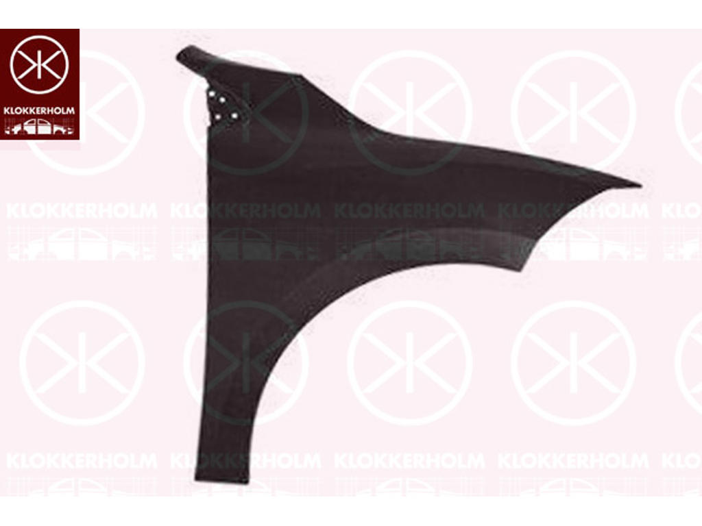 Wing, Right Front, Steel, Zinc-coated