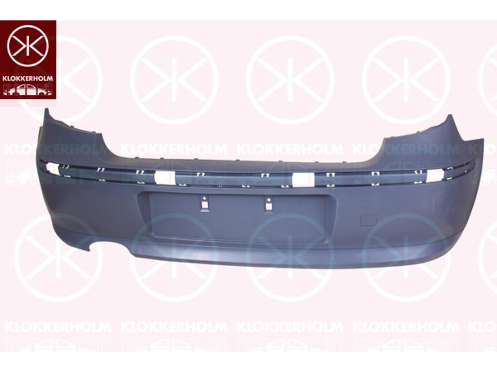 Bumper, w/primer, Rear