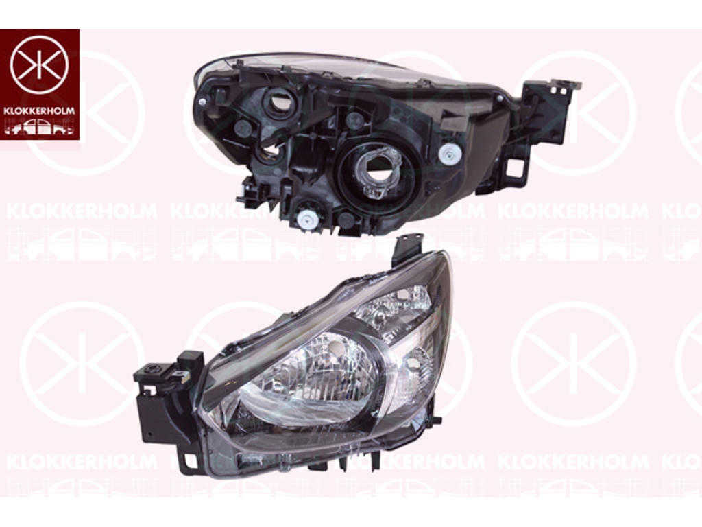 Headlight, Left, Model Year to: 2020, H4, without motor for headlamp levelling