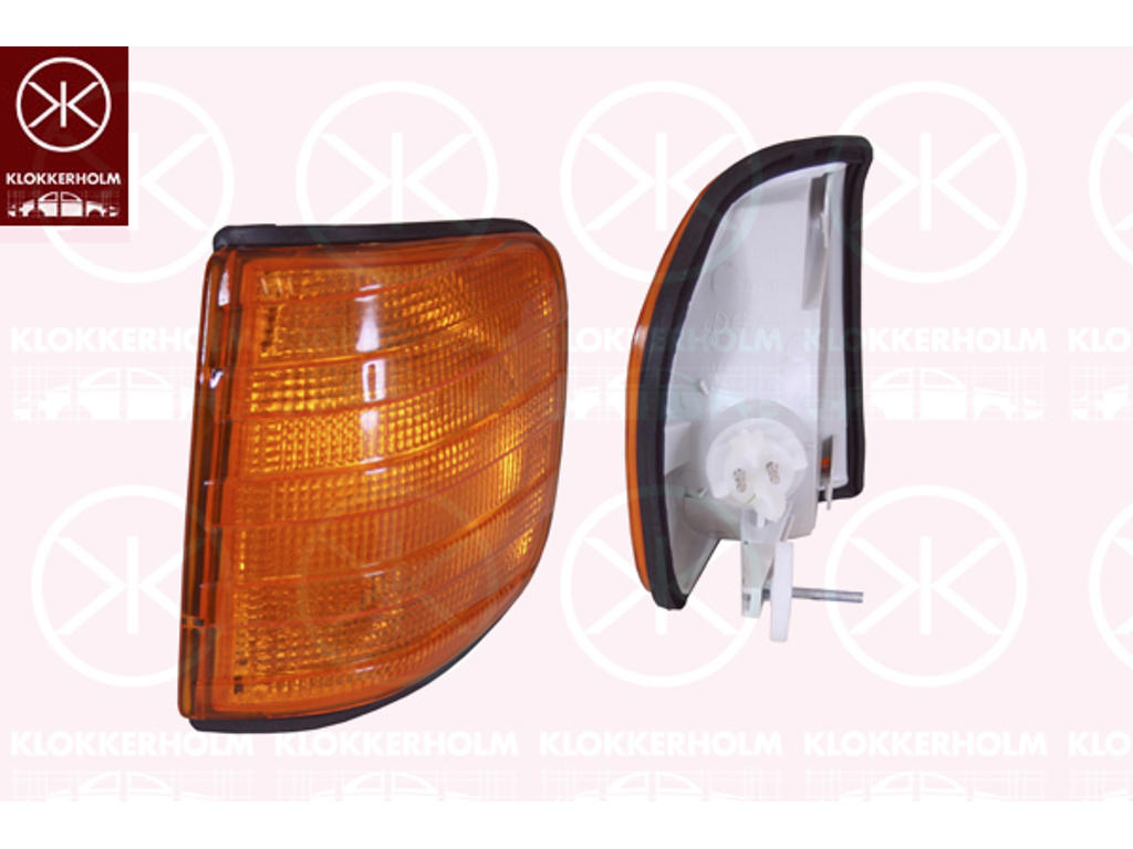 Direction Indicator, with bulb holder, yellow, Left