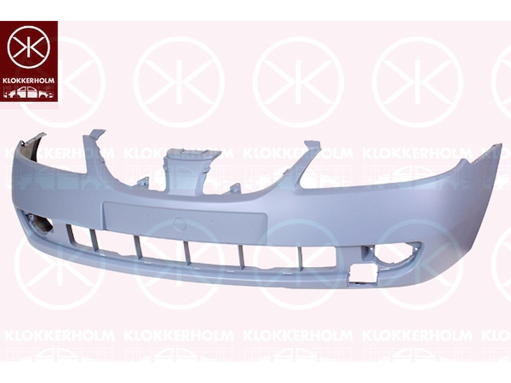 Stötfångare, m/grundlack, Fram