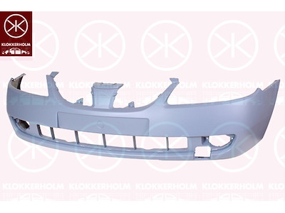 Stötfångare, m/grundlack, Fram