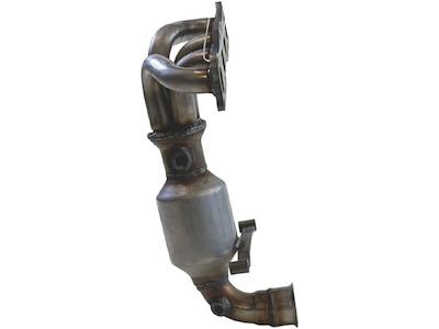 Catalytic Converter, with mounting parts, Euro 4, with environmental seal: 001