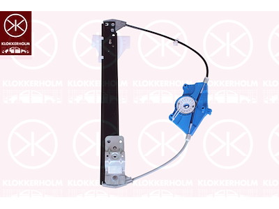 Window Regulator, 4-dr, OE-type, without electric motor, Electric, Left Rear