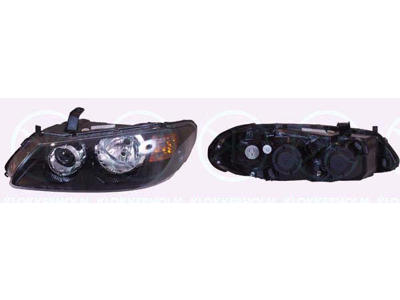 Headlight, H7/H7, for vehicles with headlight levelling, T.Y.C, Left, Housing Colour: black, Illuminance [lx]: 17.5