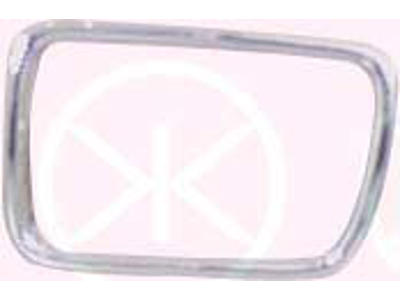Frame, radiator grille, chrome, Right