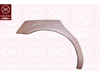 Quarter Panel, 4-dr, Right, Wheel Arch Border, Repair Panel