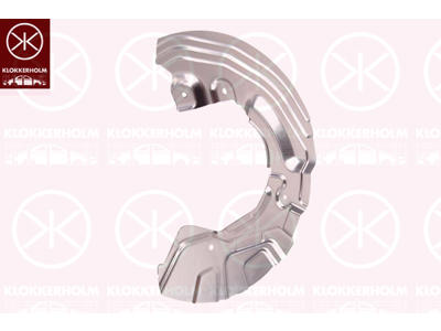 Bromssköld, framaxel vänster, för bromsskivediameter [mm]: 330, aluminium