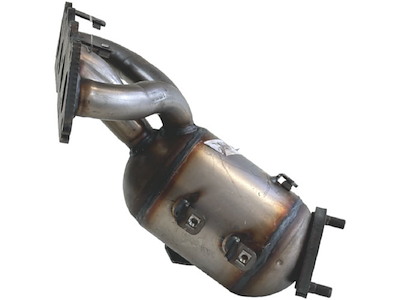 Catalytic Converter, with mounting parts, Euro 5, Emission Standard: Euro 6
