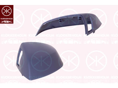 Housing, exterior mirror, Left, for vehicles with blind spot assistant, w/primer