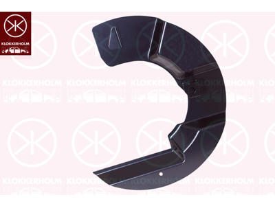 Dekplaat, remschijf, Vooras links, Dikte [mm]: 1.5