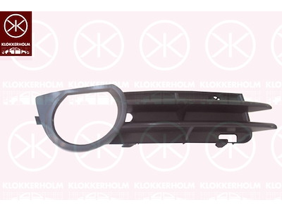 Ventilation Grille, bumper, Right Front, with hole(s) for fog lights