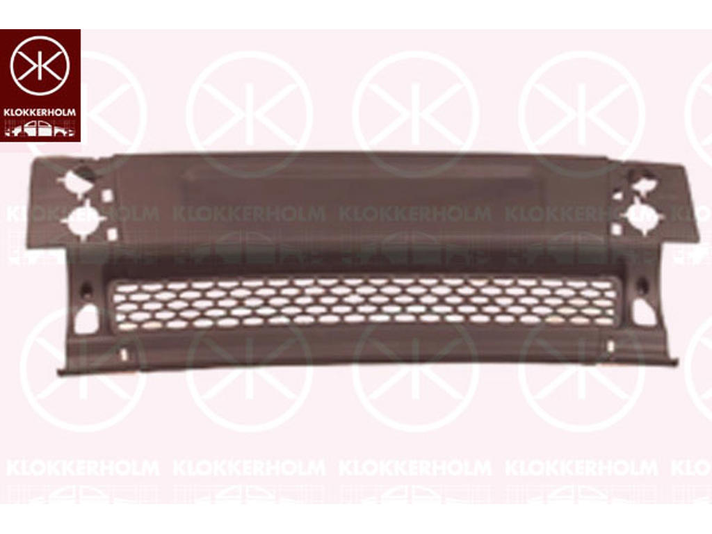 Bumper, Front, grey, Centre Section