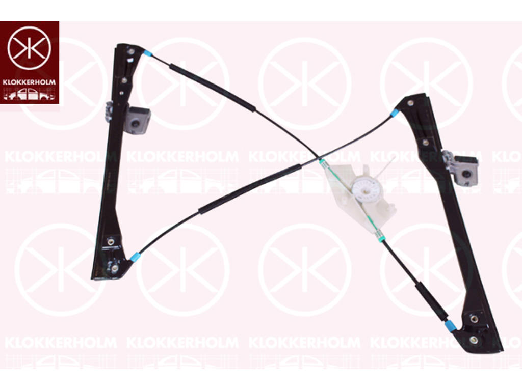 Window Regulator, 2-dr, OE-type, without electric motor, Electric, Left