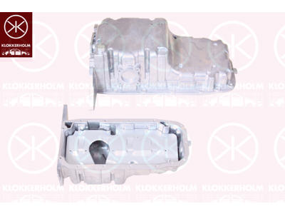 Oil Sump, Aluminium, without bore for oil level sensor