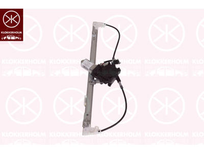 Window Regulator, with electric motor, without comfort function, Electric, Left Rear, Number of pins: 2