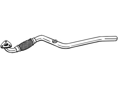 Exhaust Pipe, See accessories list for additionally required parts:  