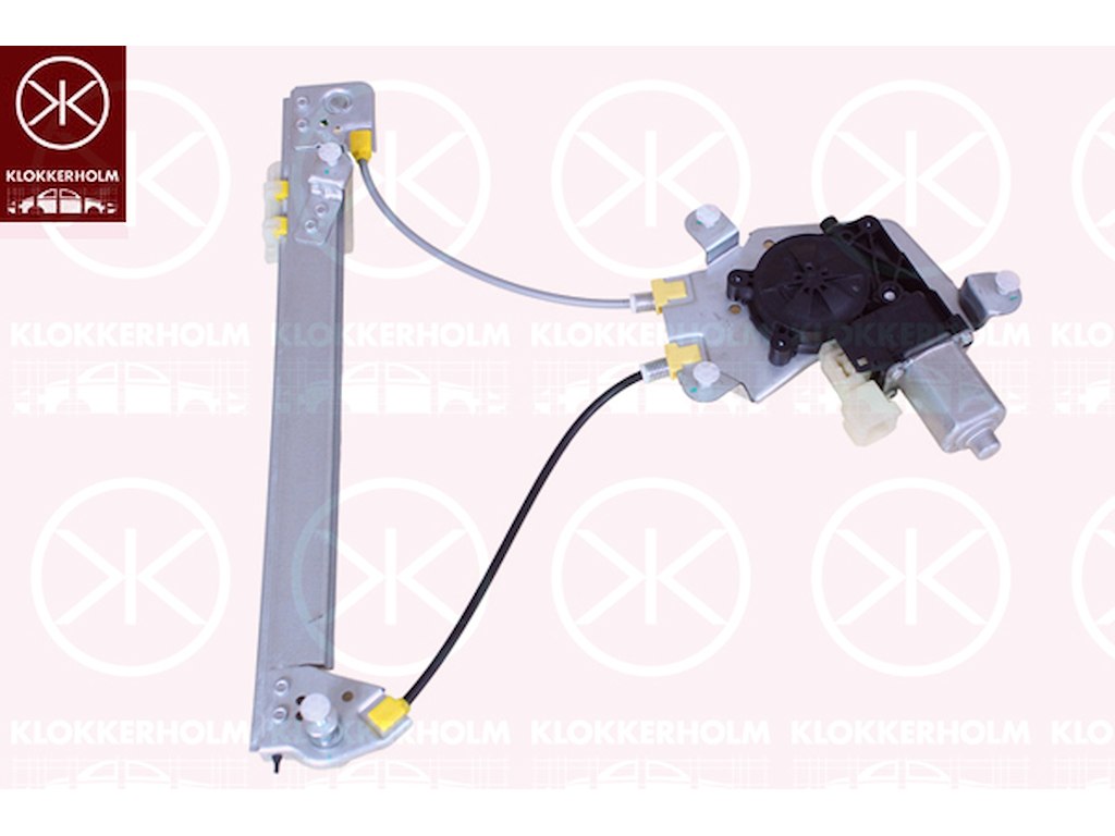 Fönsterhiss, OE-type, med elmotor, med komfortfunktion, elektrisk, till höger bak