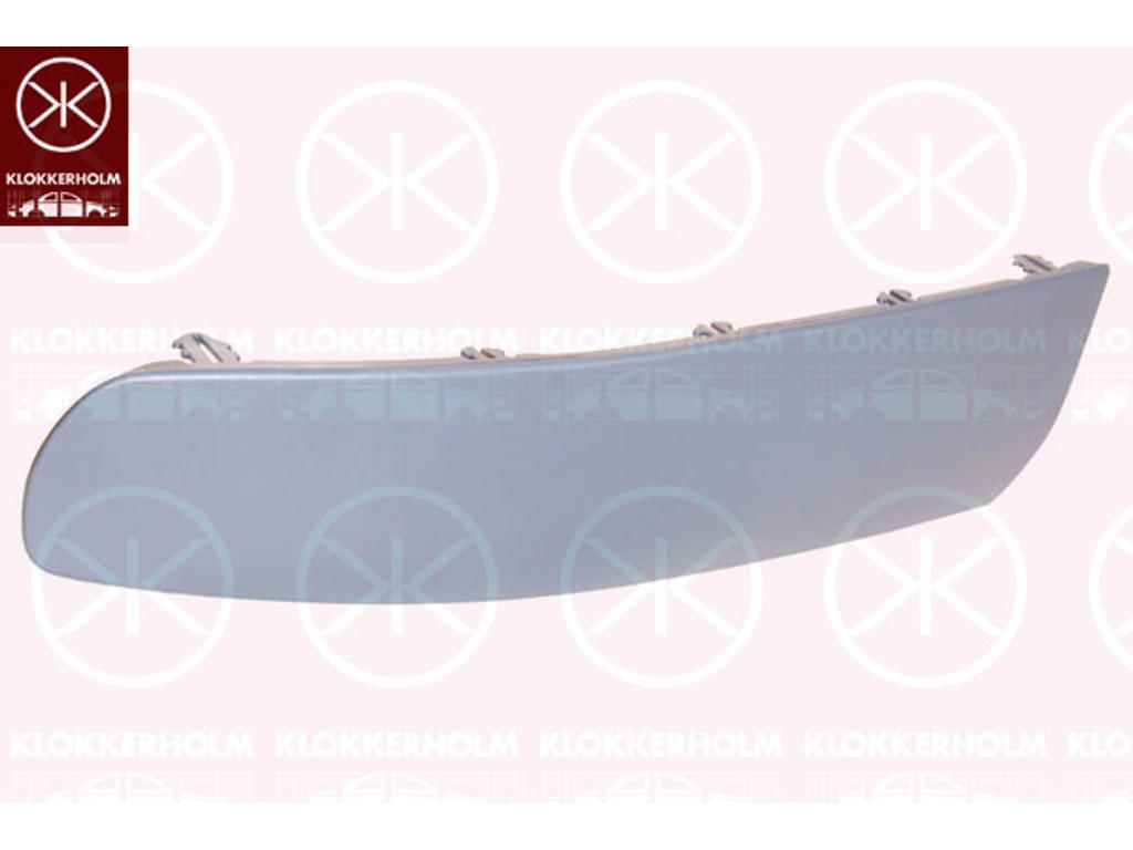Trim/Protection Strip, bumper, w/primer, MULTIVAN, Left Front