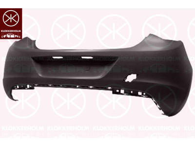 Bumper, w/primer, Rear, not for trim level: Sport