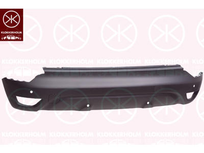 Bumper, Rear, with hole(s) for park distance control