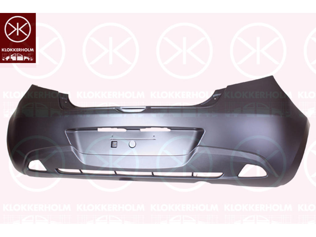 Bumper, primer, Achter