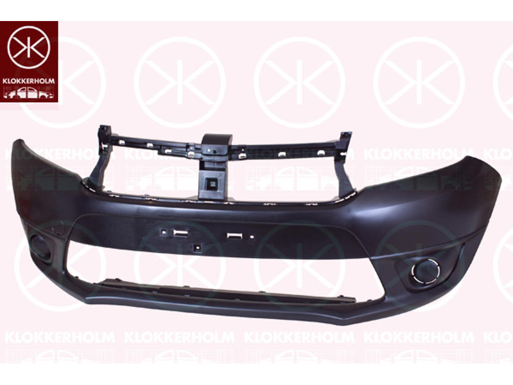 Bumper, Front, black