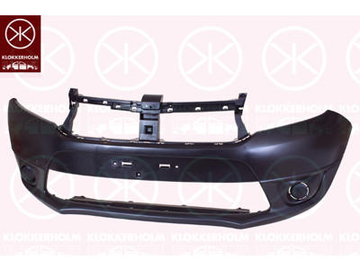 Bumper, Front, black