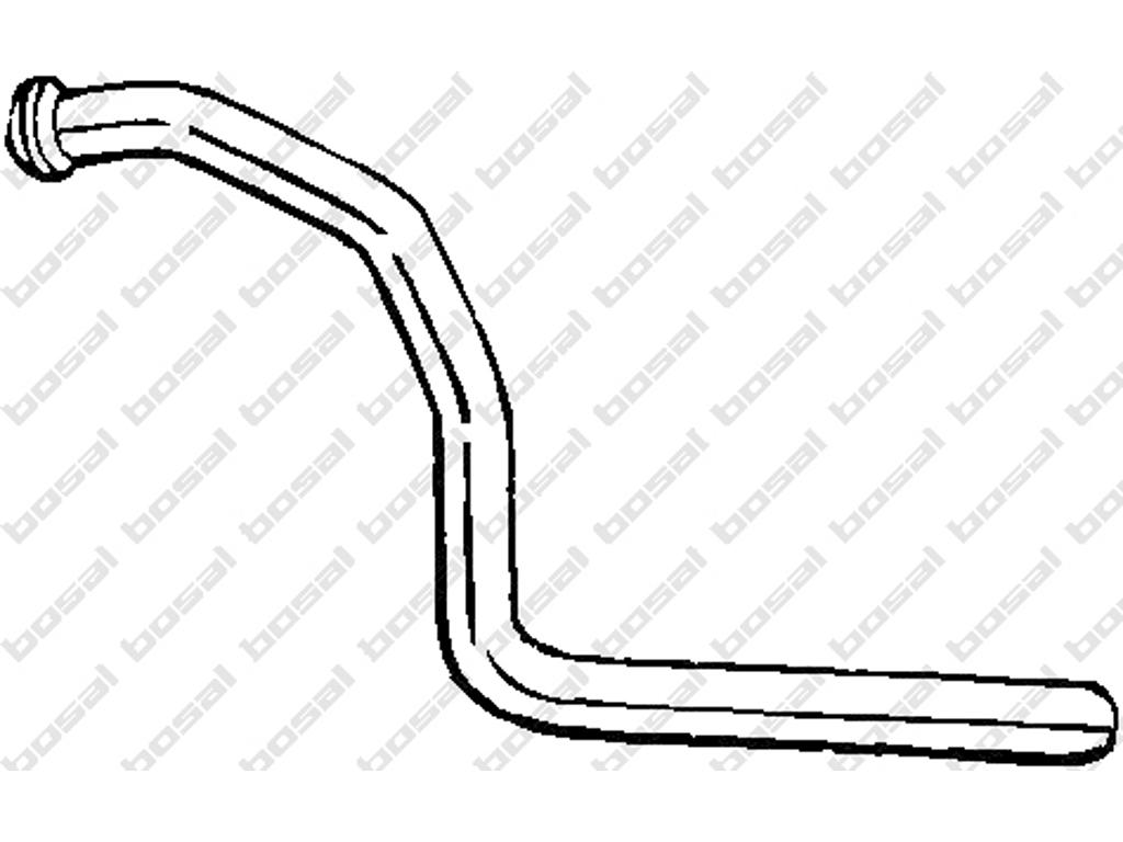 Exhaust Pipe, See accessories list for additionally required parts:  