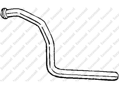 Exhaust Pipe, See accessories list for additionally required parts:  