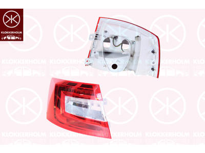 Baglygte, højre, LED, uden lampeholder, H21W, PY21W, P21W