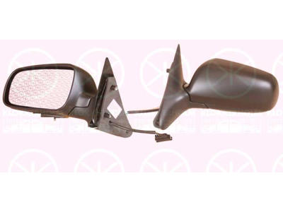 Exterior Mirror, Right, for electric mirror adjustment, w/primer, Heatable, Large mirror housing, Width [cm]: 19, Convex