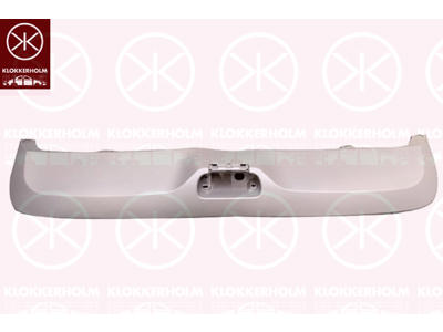 Bumper, Rear, silver, Lower Section