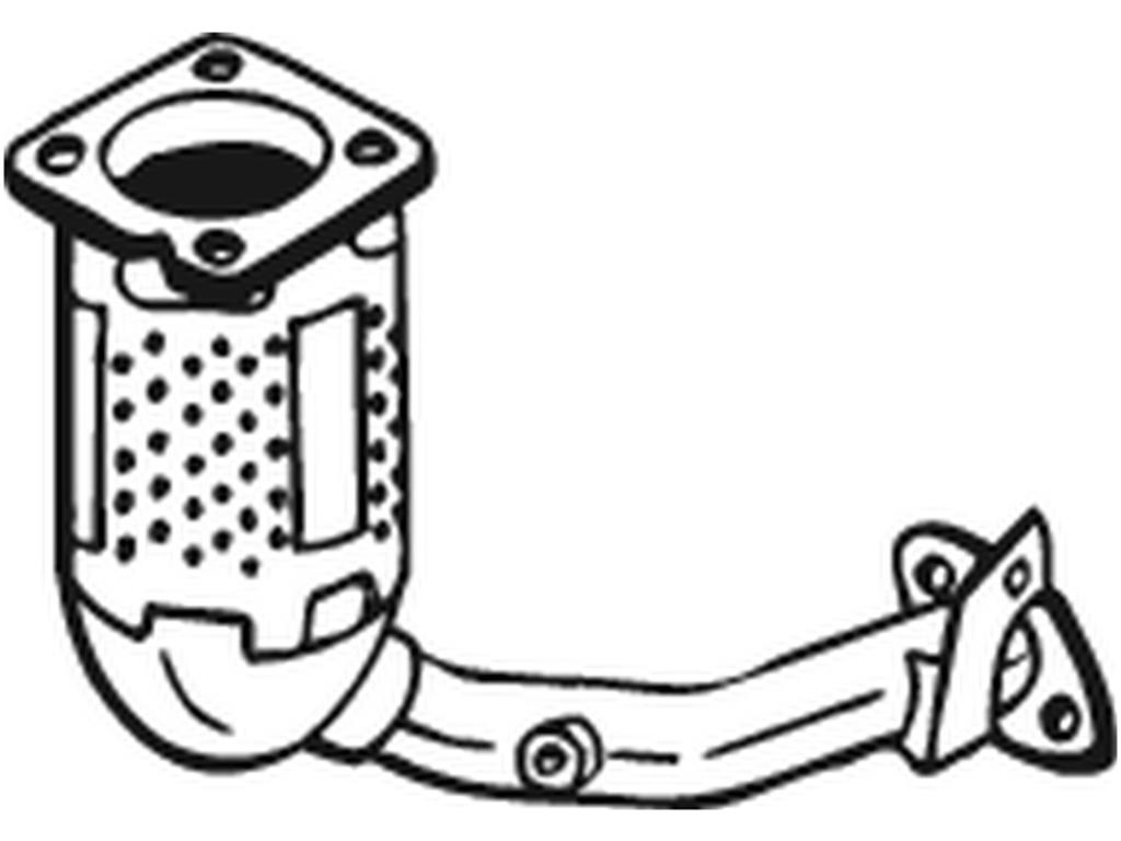 Catalytic Converter, Euro 4 (D4), Manufacturer Restriction: Blue Angel, with accessories
