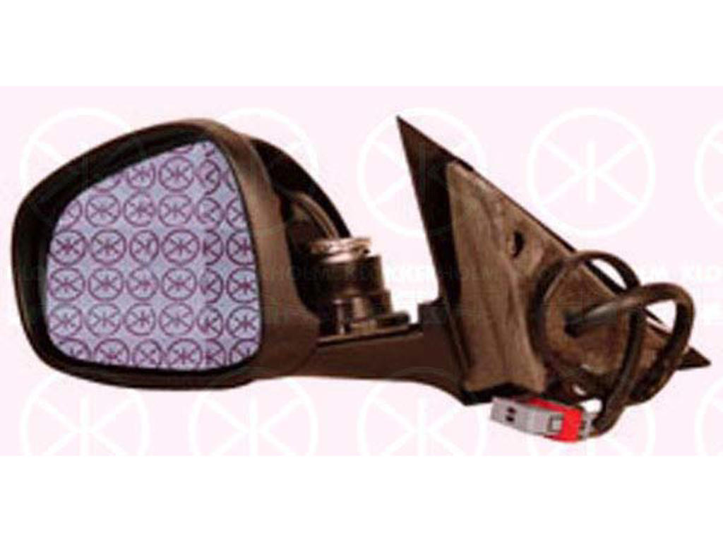 Exterior Mirror, w/primer, for electric mirror adjustment, Convex, Heatable, Right