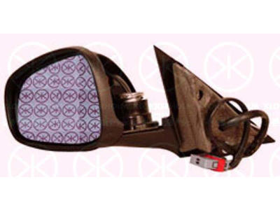 Exterior Mirror, w/primer, for electric mirror adjustment, Convex, Heatable, Right