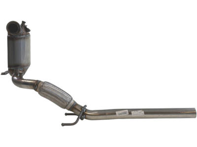Soot/Particulate Filter, exhaust system, Material: Cordierite, with mounting parts, Euro 4