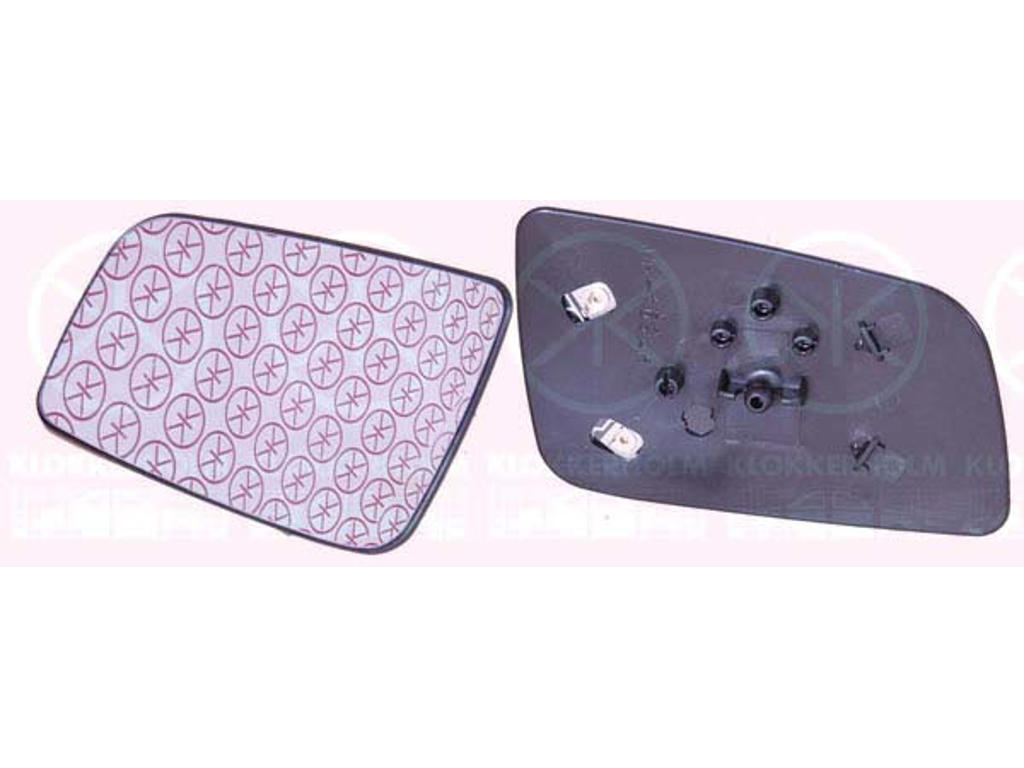 Mirror Glass, exterior mirror, OE-type, Convex, Heatable, Right