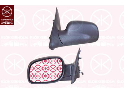 Exterior Mirror, Left, for electric mirror adjustment, Electronically foldable, Number of pins: 7, Heatable, Convex