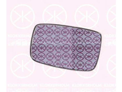 Mirror Glass, exterior mirror, Convex, Heatable, Right