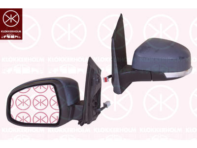 külso visszapillantó, jobb, elektr. tükörállításhoz, alapozott, futheto, konvex